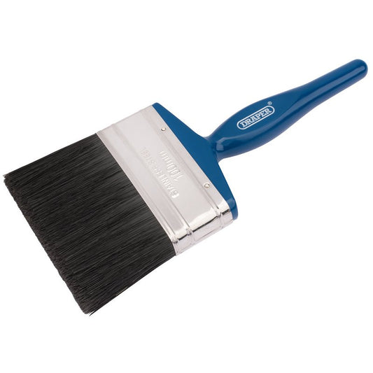 Draper Paint Brush 100mm Stainless Steel Ferrule Synthetic Bristles 82501
