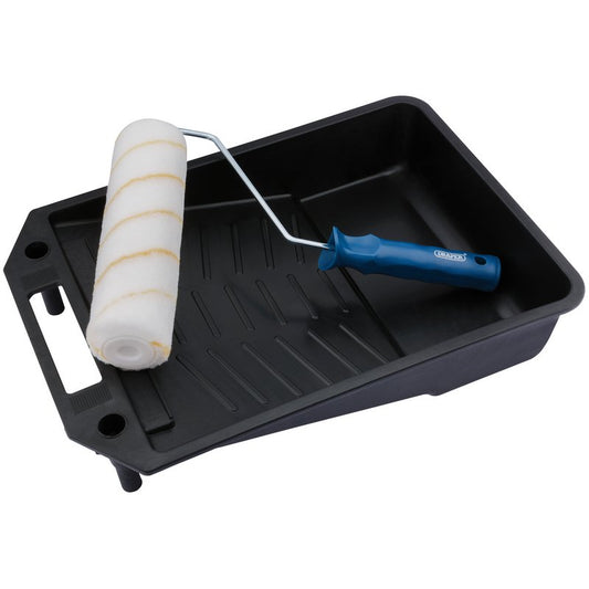 Draper Paint Roller Kit 230mm 1 x 38mm Roller medium pile polyester sleeve 82541