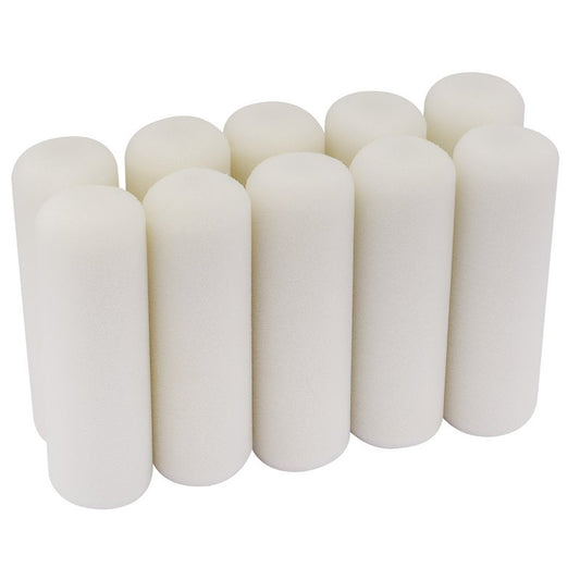 Draper Foam Paint Roller Sleeves 100mm Pack of 10 high density 82553