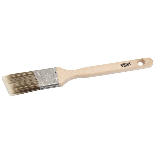 Draper Expert Angled Paint Brush 38mm Technofil filament hardwood handle 82554