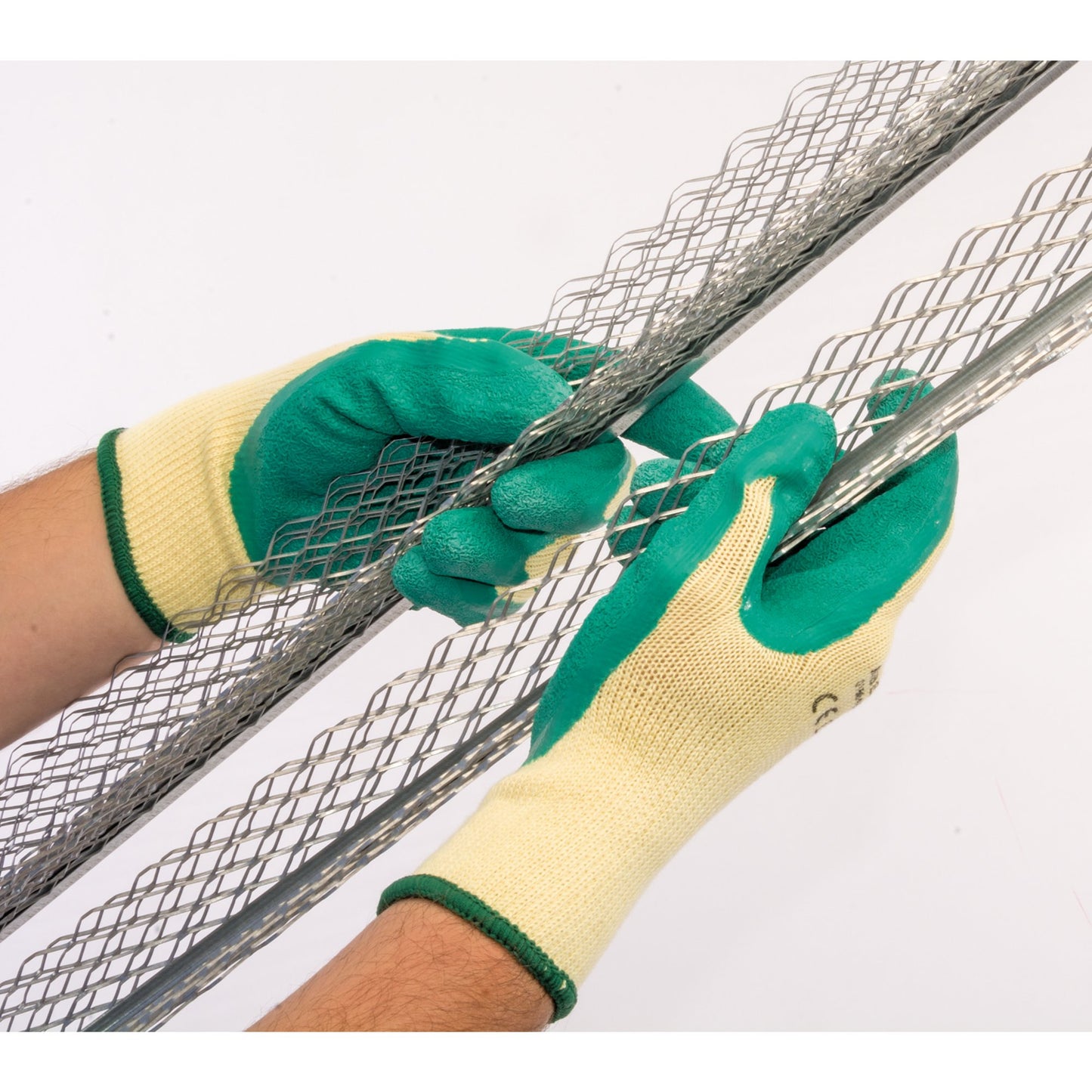 Draper Heavy Duty Latex Coated Work Gloves Large Green 1 Pair 82603