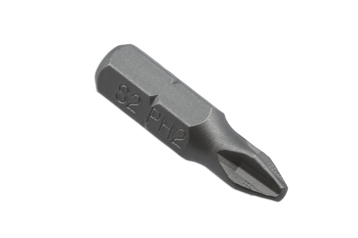 Laser Tools Non-Slip 'Cubic' Tip Bit Set Ph2 15pc 8278