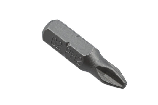 Laser Tools Non-Slip 'Cubic' Tip Bit Set Ph2 15pc 8278