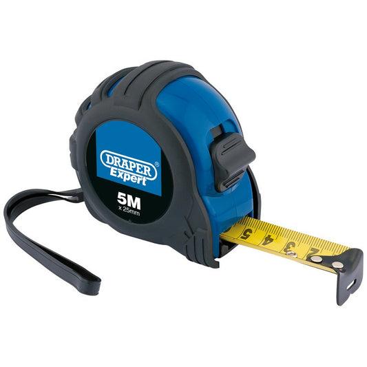 Draper Expert Measuring Tape Class II, 5m 16ft x 25mm Locking button & belt clip 82813