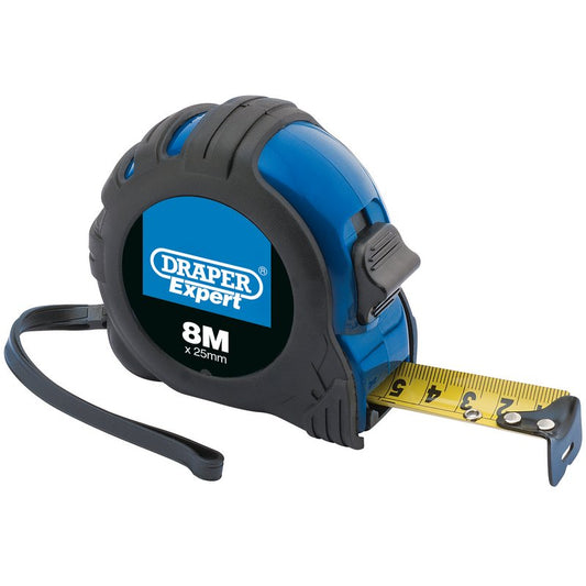 Draper Expert Measuring Tape 8m 26ft ABS case with soft grip 82815