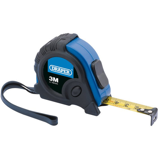 Draper Expert Measuring Tape 3m 10ft x 16mm Locking button & belt clip 82817