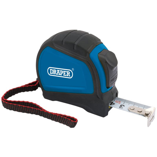 Draper Measuring Tape 5m 16ft x 25mm Locking button & belt clip 82823