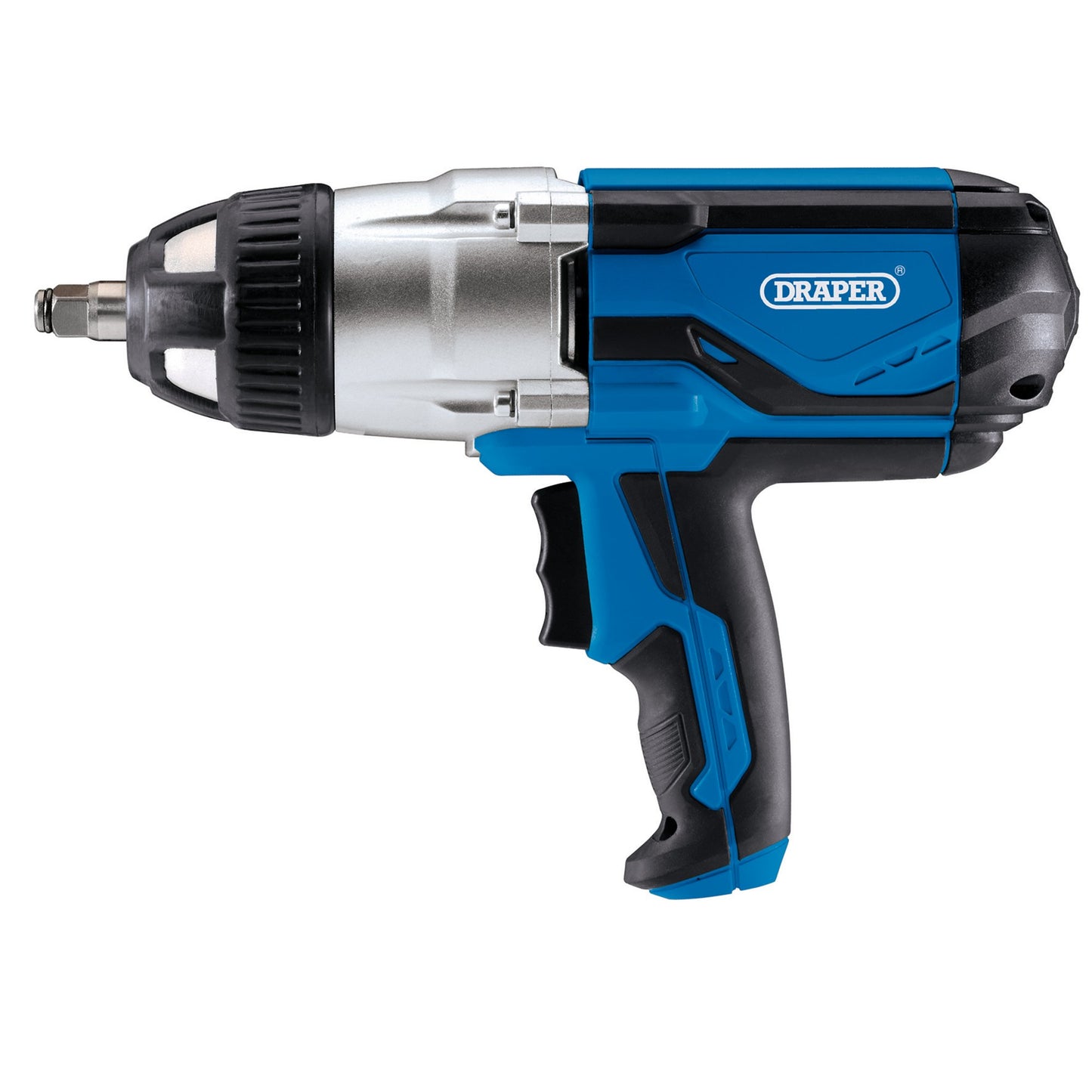 Draper 230V Impact Wrench Kit 1/2"D 480Nm 4 x Impact Sockets Cable 6M 82994