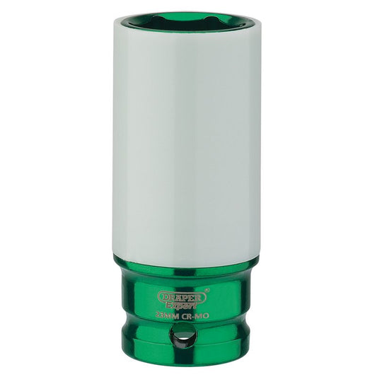 Draper HI-TORQ Wheel Nut Socket for Alloy Wheels 1/2"D 23mm 83033
