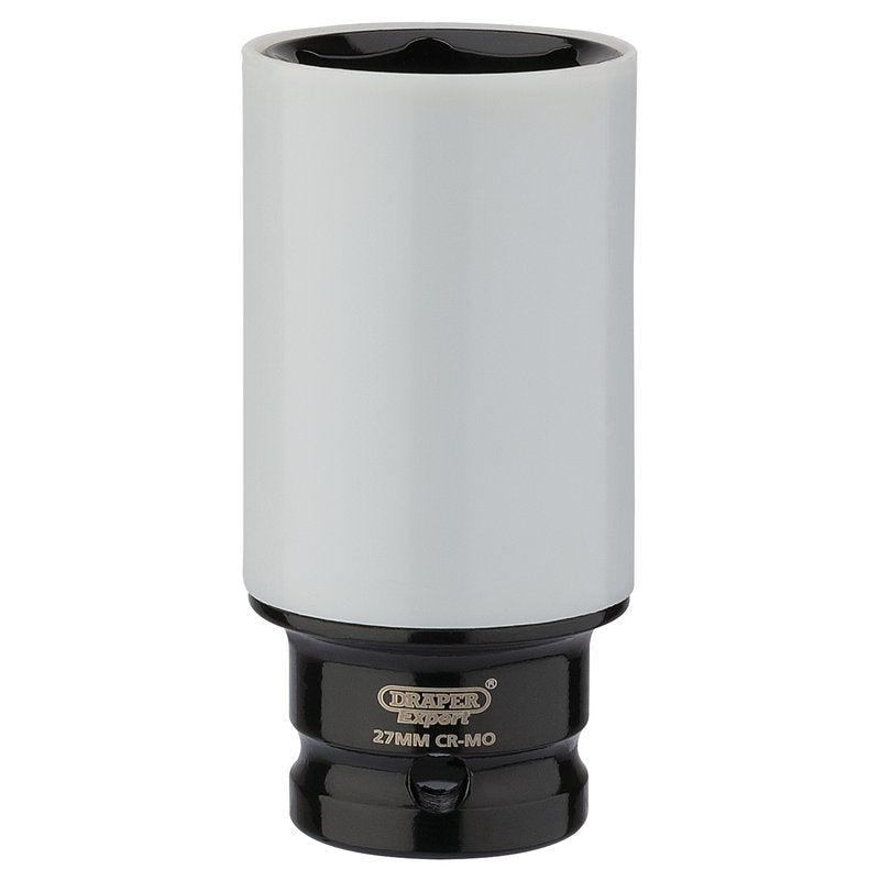 Draper HI-TORQ 1/2"D 27mm Wheel Nut Socket for Alloy Wheels 83061