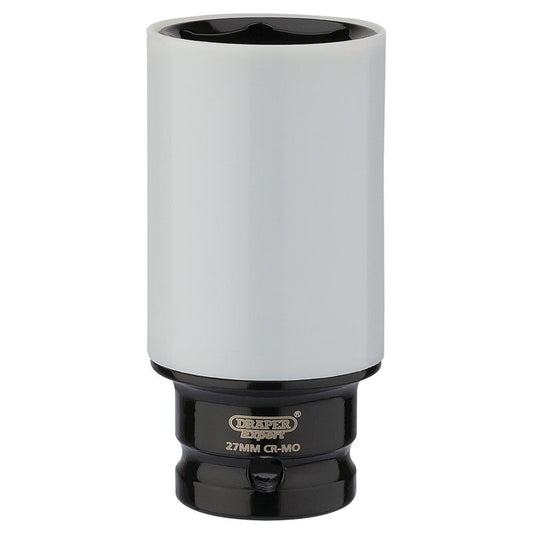 Draper HI-TORQ 1/2"D 27mm Wheel Nut Socket for Alloy Wheels 83061