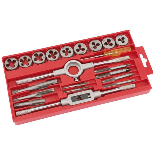 Draper Redline Metric Tap & Die Set 21 Piece Carbon Steel Inc Accessories 83234