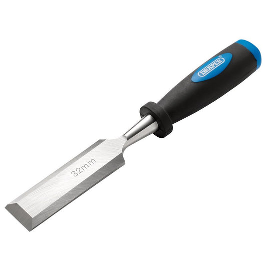 Draper Bevel Edge Wood Chisel 32mm Impact Resistant Polypropylene Handle 83293