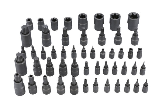 Laser Tools Master Torx Socket Set 52pc Inverted Male And Tamper 8349