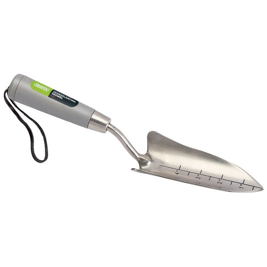 Draper Stainless Steel Transplanting Trowel Plastic Handle & Wrist Strap 83766