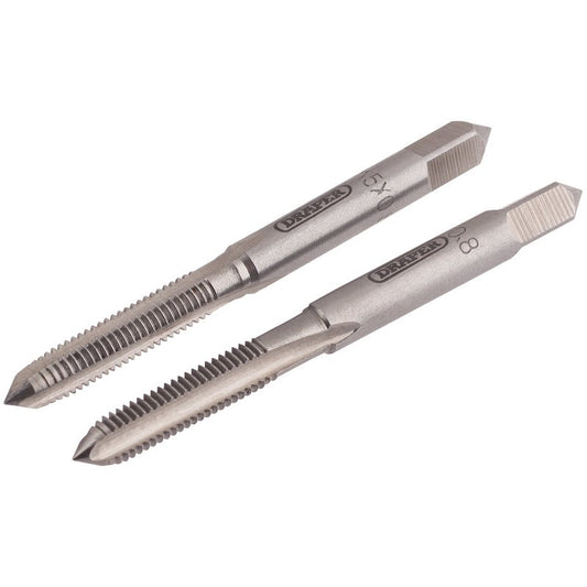 Draper 5.0 x 0.80 Tap Set Taper And Plug High Carbon Steel 83798