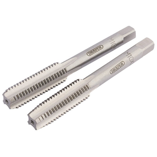 Draper 10 x 1.50 Tap Set Taper And Plug High Carbon Steel 83801
