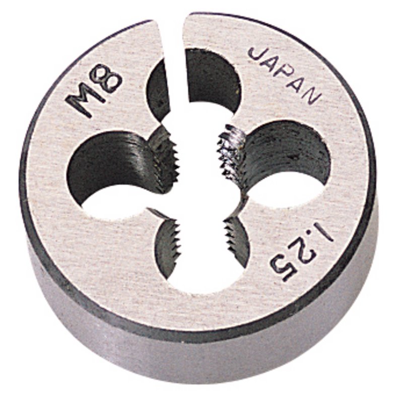 Draper Metric 8mm Coarse Circular Split Die 1" Outside Diameter 83810