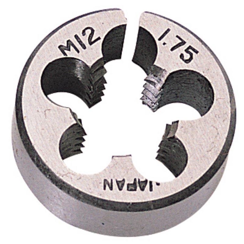 Draper Metric 12mm Coarse Circular Split Die 1" Outside Diameter 83813