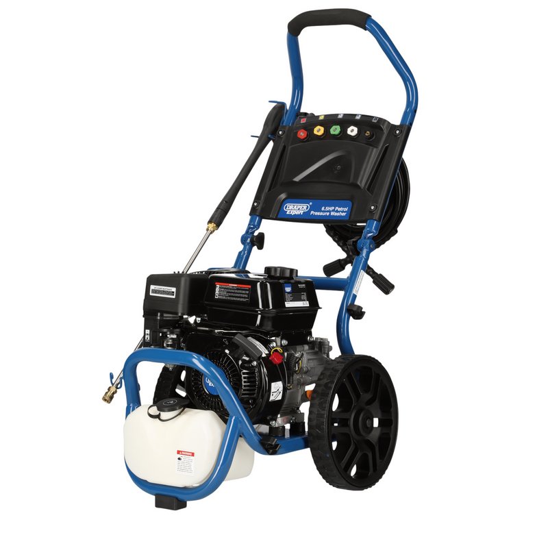 Draper Expert Petrol Pressure Washer 6.5Hp 4 Stroke 186bar 2700psi 83818