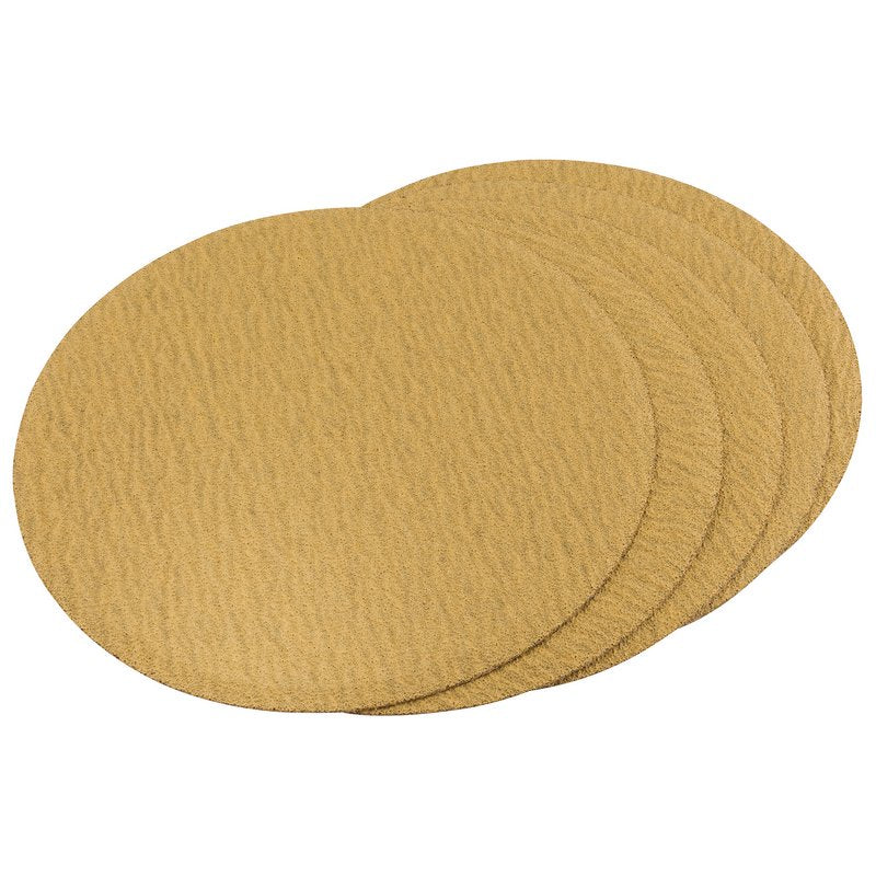 Draper White Aluminium Oxide Sanding Discs 150mm 80 Grit 5 Pack 83867