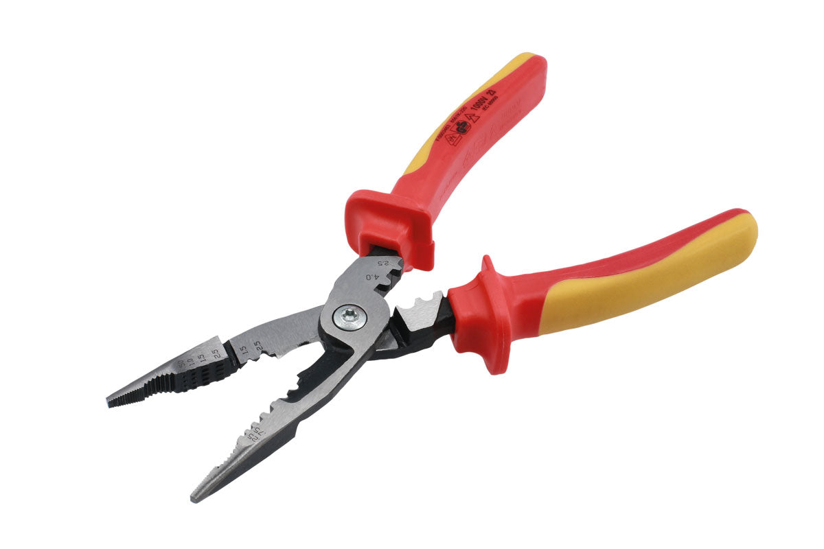 Laser Tools Insulated Long Nose Multifunctional Pliers 225mm 8423