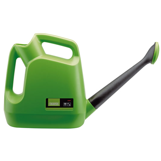 Draper Green Plastic Watering Can 9L Garden Green House And Window Boxes 84296