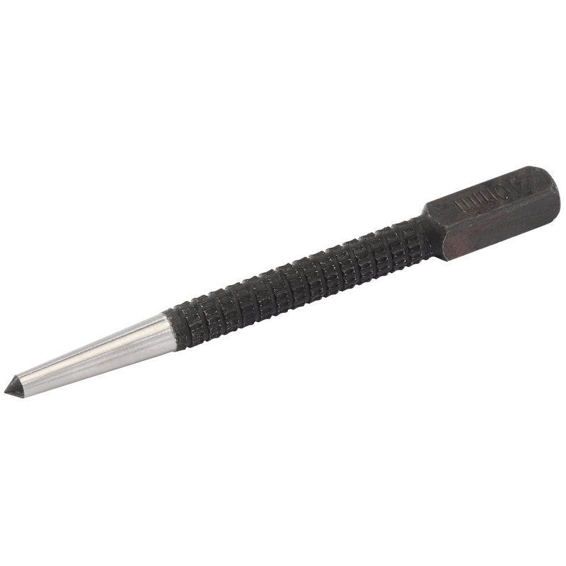 Draper Centre Punch 4 x 100mm Square section striking head knurled body 84456