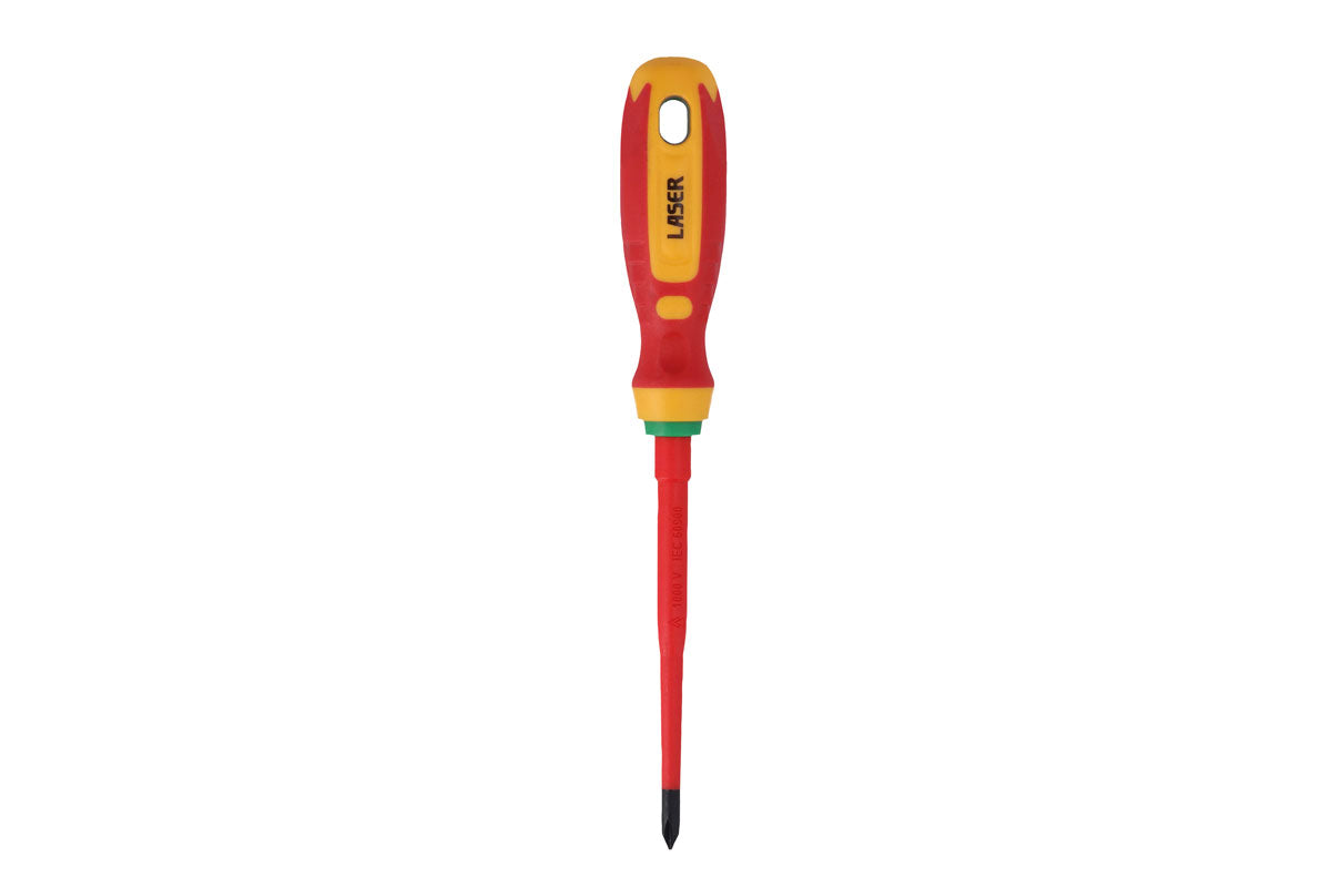 Laser Tools Phillips Insulated Screwdriver Ph1 x 100mm 8447