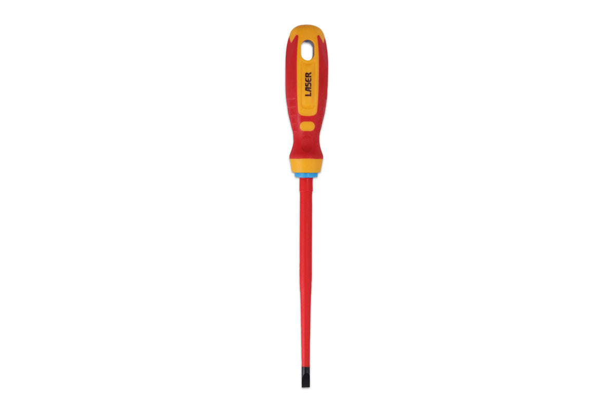 Laser Tools Flat Insulated Screwdriver 6.5 x 150mm 8454
