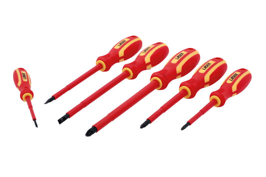 Laser Tools VDE Insulated Screwdriver Set 6pc 8455