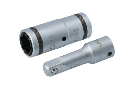 Laser Tools 4-in-1 Wheel Nut Socket 1/2"D 8458