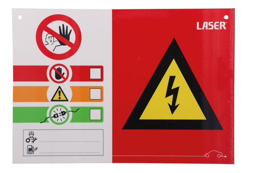 Laser Tools Hybrid/EV Warning Signs 3pc 8462