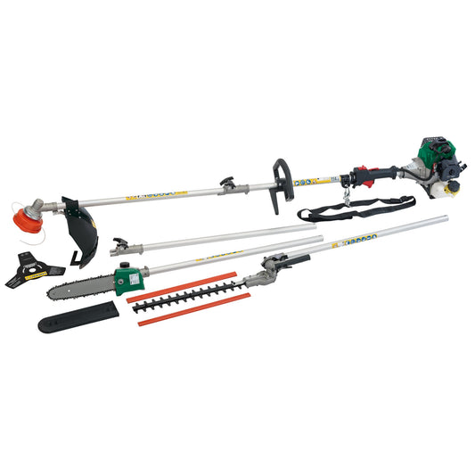 Draper 4 in 1 Petrol Garden Tool Kit 32.5cc Trimmer Pruner Extension Pole 84706