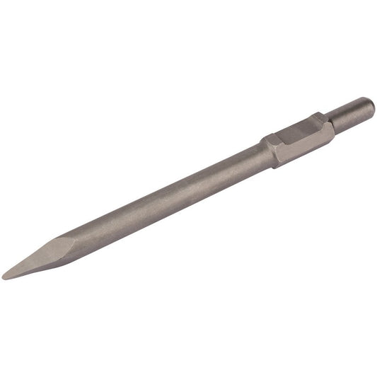Draper Hexagon Shank Pointed Chisel 29mm 30 x 410mm for use in breaker 84739