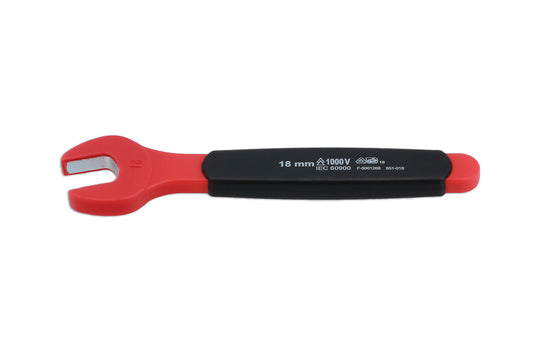 Laser Tools Insulated Open Ended Spanner 18mm 8551