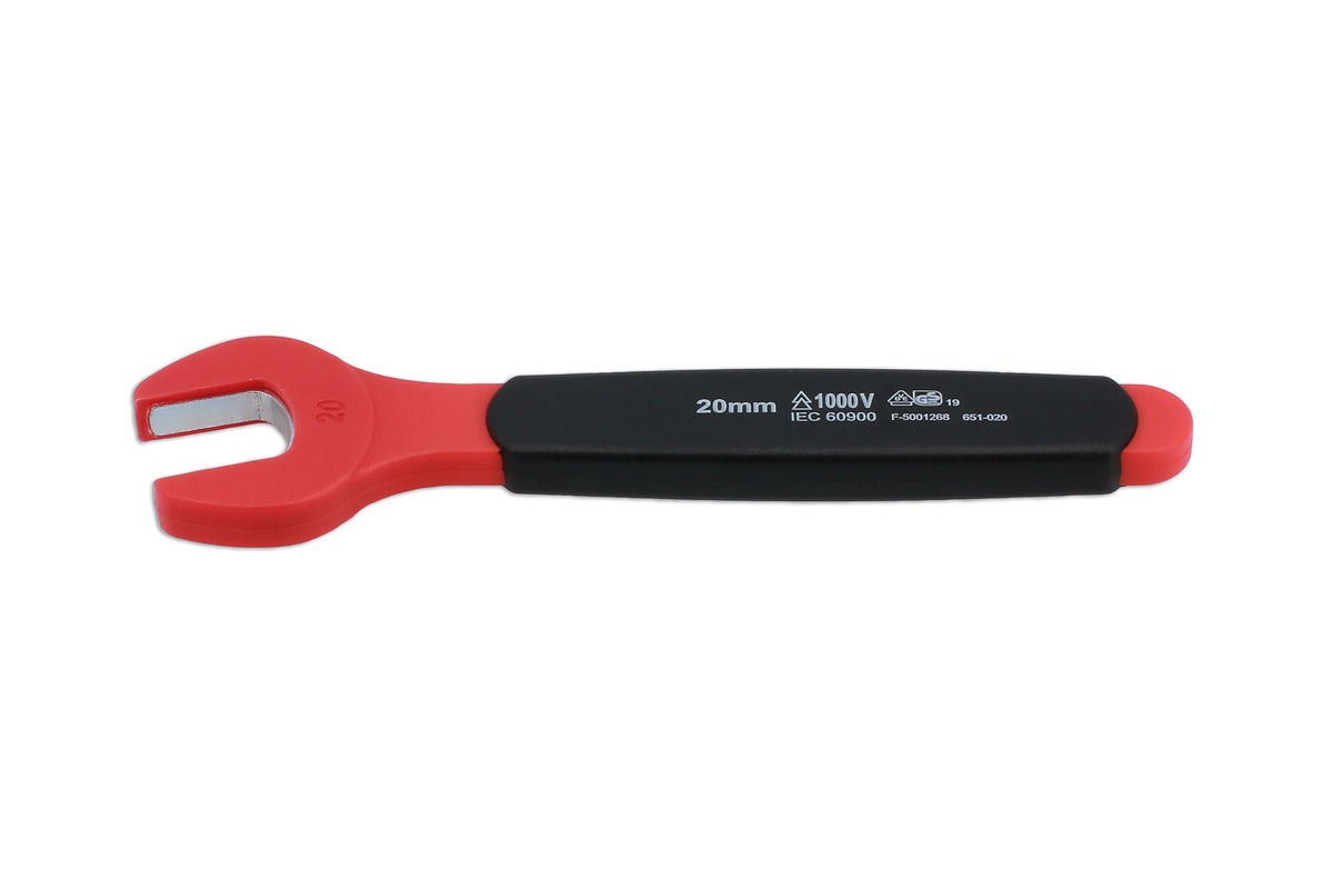 Laser Tools Insulated Open Ended Spanner 20mm 8552
