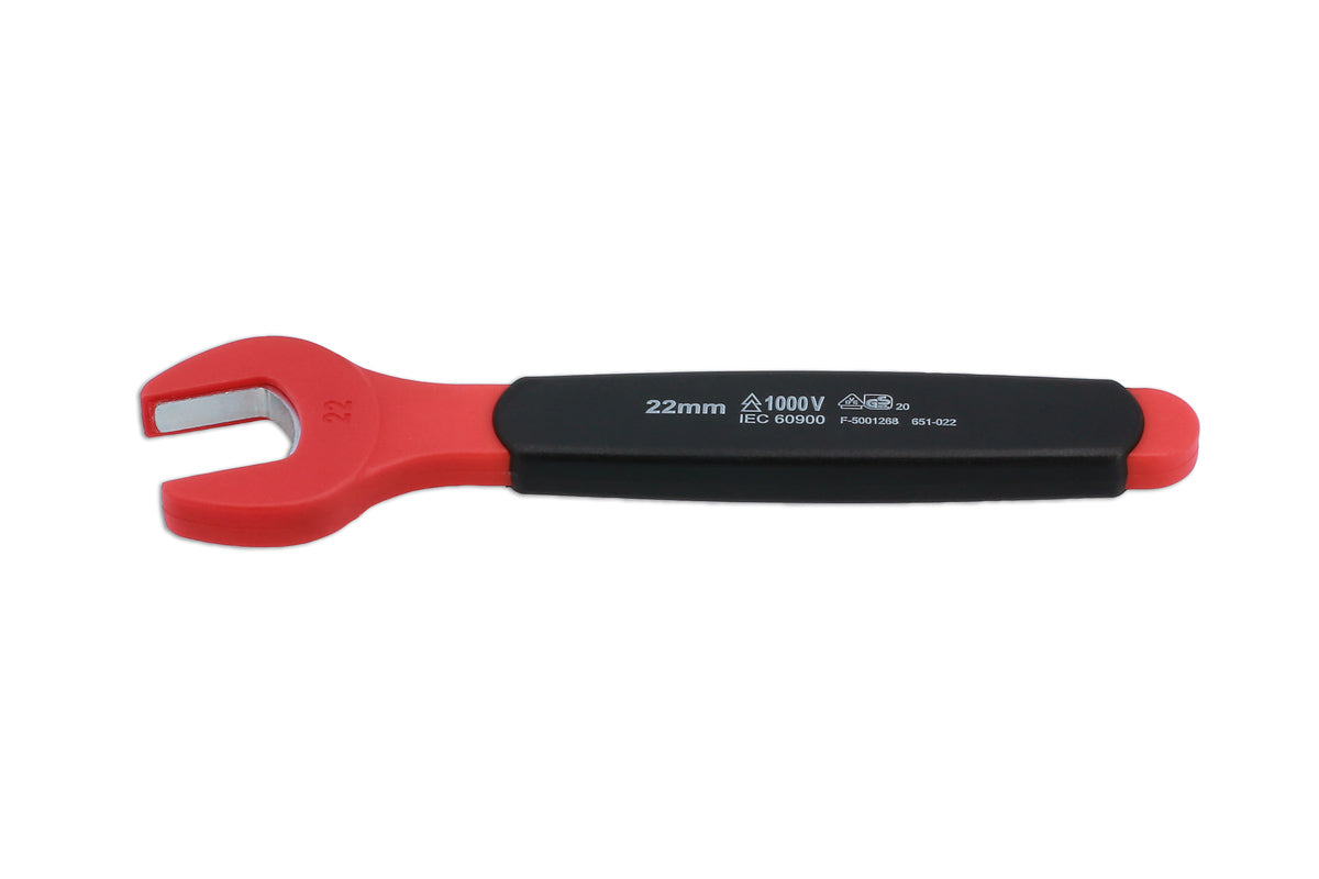 Laser Tools Insulated Open Ended Spanner 22mm 8554