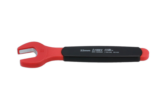 Laser Tools Insulated Open Ended Spanner 22mm 8554