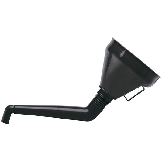 Draper Polyethylene Funnel removable offset spout Double 45 deg angle 85654