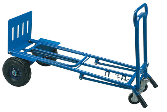 Draper 3 in 1 Heavy Duty Sack Truck 300kg Steel Frame Extra Wheels 85673