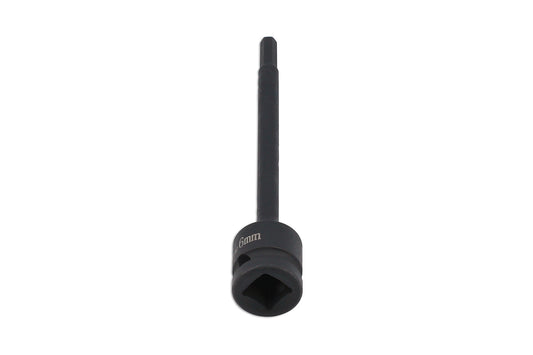 Laser Tools Extra Long Impact Hex Bit 1/2"D 6mm 8582