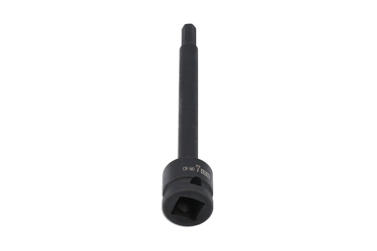 Laser Tools Extra Long Impact Hex Bit 1/2"D 7mm 8583
