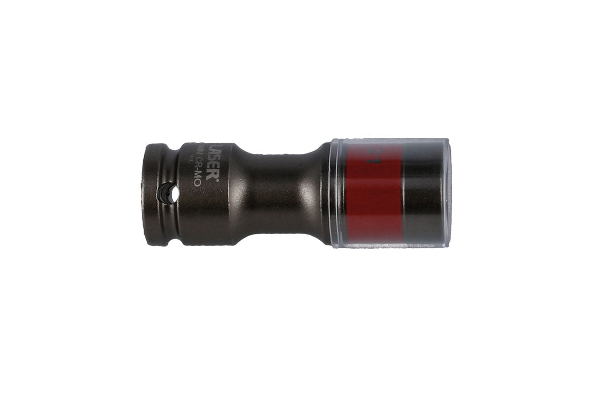 Laser Alloy Wheel Torsion Socket 21mm Weight Saving Design & Plastic Insert 8596