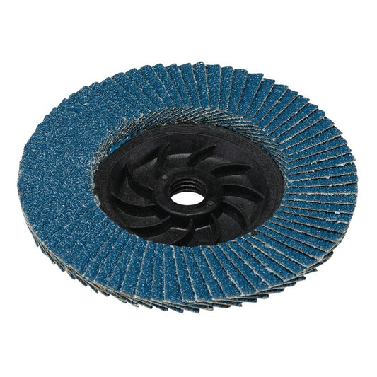 Draper Expert Zirconium Oxide Flap Disc 115mm M14 - 40 Grit 86010