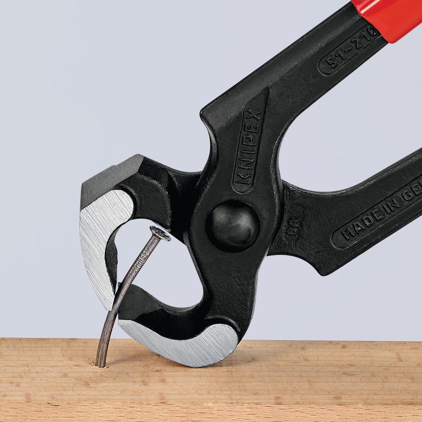 Knipex Carpenters Pincer 210mm Lower Jaw Striking Face For Pins 51 01 210 SBE