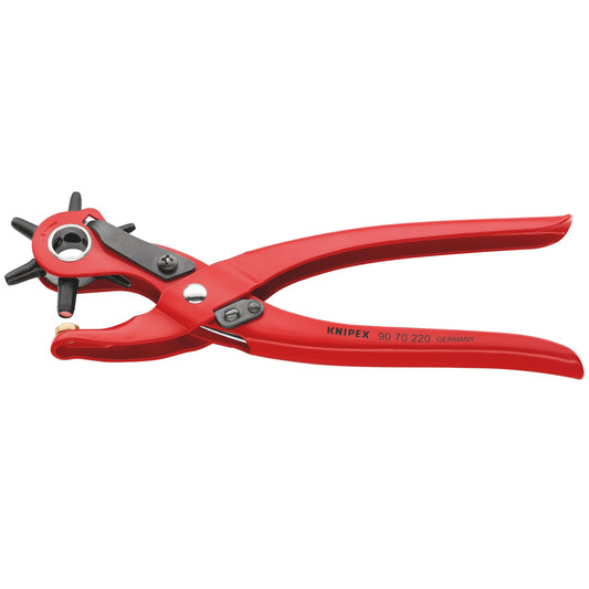 Knipex 6 Head Interchangeable Revolving Punch Pliers 220mm 90 70 220 SBE