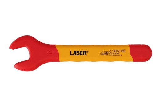 Laser Tools 12mm Insulated Open Ended Spanner Hybrid And Electric Vehicles 8722