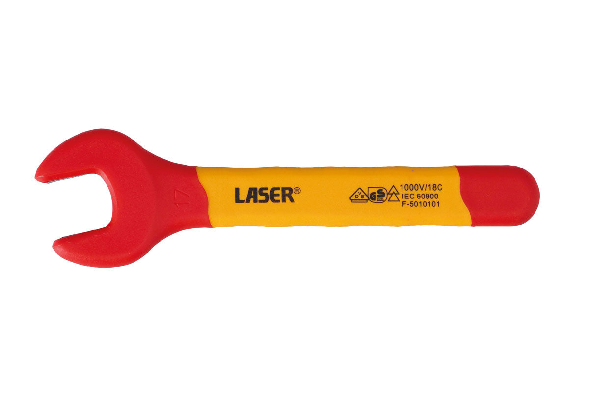 Laser Tools 17mm Insulated Open Ended Spanner Hybrid And Electric Vehicles 8725