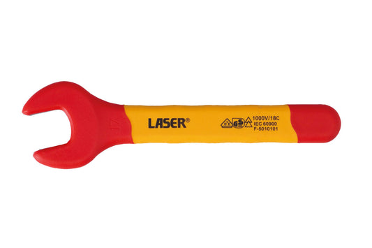Laser Tools 17mm Insulated Open Ended Spanner Hybrid And Electric Vehicles 8725